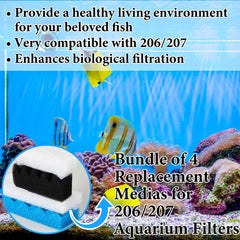 Threlaco biological sponge supports biological filtration in aquariums.