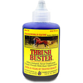 Thrush Buster bottle with precision applicator for targeted hoof care