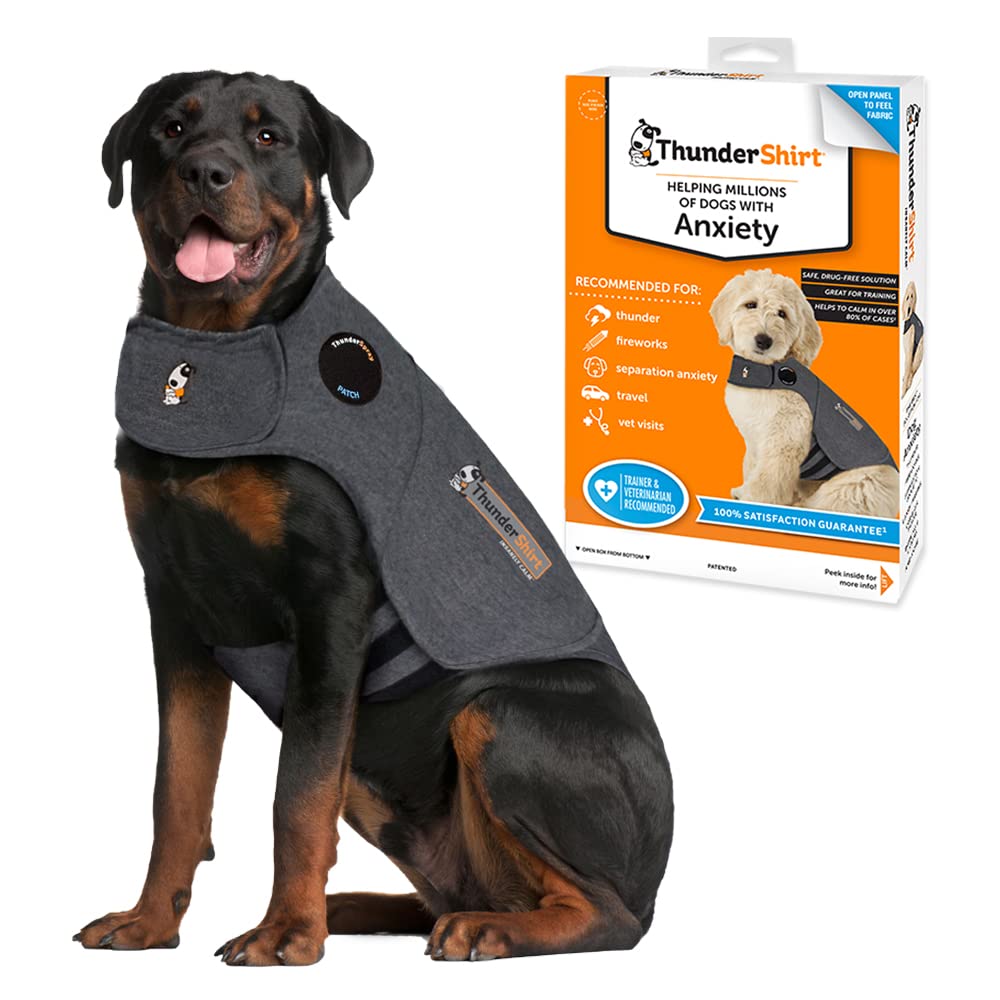 ThunderShirt for Dogs XX Large front view calms anxious dogs during storms