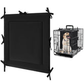 Thyle dog crate divider panel in black showing sturdy design for growing puppies