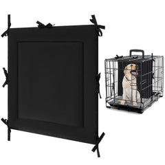 Thyle dog crate divider panel in black showing sturdy design for growing puppies