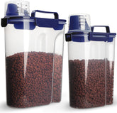 TIOVERY 6Qt dog food container front view with airtight seal for freshness