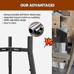 Height-adjustable TIDANT stand adapts to large dogs