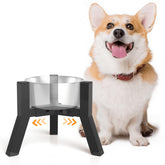 TIDANT elevated dog bowl stand for small dogs with a stable base.