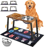 Tidant elevated dog bowl stand full setup for easy feeding and clean dining area.