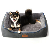 Tidore orthopedic dog bed with egg-crate foam supports joints and relieves pressure points