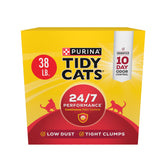 Tidy Cats 24/7 Performance odor-control box delivers long-lasting freshness.