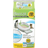Tidy Cats Breeze 4-pack refills ready for quick setup and odor control.