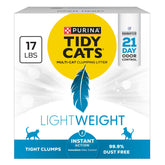 Tidy Cats LightWeight bag pour demonstrates easy handling and lighter lifting.