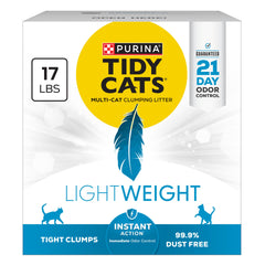 Tidy Cats LightWeight bag pour demonstrates easy handling and lighter lifting.