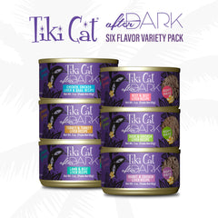 Tiki Cat After Dark Pâté duck with organ meats, grain-free option for variety.
