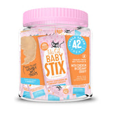 Tiki Cat Baby Stix pack opening, convenient single-serve portions for kittens.