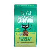 Tiki Cat Born Carnivore Indoor Health with trout-first ingredient