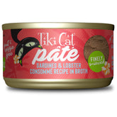 Tiki Cat Grill Pate can with sardines and lobster consommé for protein-rich meal