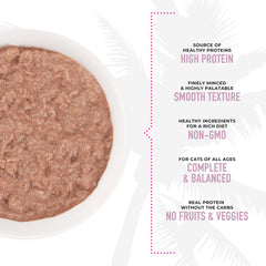 Tiki Cat Grill Pate smooth texture appeals to picky eaters