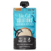 Tiki Cat Solutions Tuna in Goat's Milk liquid meal in pouch — easy-to-serve hydration for cats