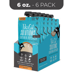 Tiki Cat Solutions tuna in goat's milk pouch — high-protein liquid nourishment for cats