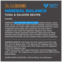 Pouring Mineral Balance Mousse into a dish showcases easy serving and hydration.