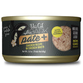 Tiki Pets After Dark Pate+ chicken can close-up showing minced chicken for protein
