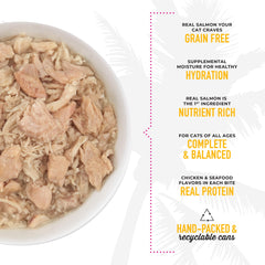 Open Luau can ready to serve in a bowl