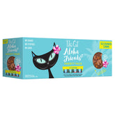 TIKI PETS Aloha Friends eight-can variety pack ready for meals on a shelf