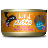 Tiki Cat Grill Pate Tuna & Prawn close-up highlighting high-protein texture