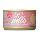 Tiki Cat Silver Paté can front with senior-friendly broth and protein mix
