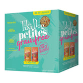 TIKI PETS Tiki Dog Aloha Petites variety pack bowls with soft shredded chicken.