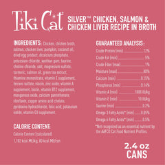 Tiki Cat Silver 12-pack cans offer convenient senior nutrition