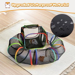 Breathable mesh design in TIKIWIK playpen keeps pets cool during play