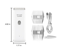 Tileon dog clippers with guide combs offer adjustable length for precise trims.