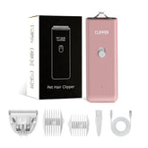 Tileon Feet Hair Trimmer front view in pink, ideal for at-home pet grooming.