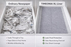 TIMEONIA XL seven-layer leak-proof core protects the tray.