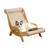 Tinawusi extra-large cat scratching lounge in solid wood with durable sisal.