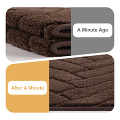 Tindbea low-profile mat fits under doors without snagging