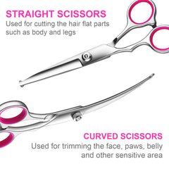 TINMARDA thinning scissors for blending wiry coats