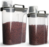 TIOVERY dog food container 6qt showing ample capacity for pet food storage.