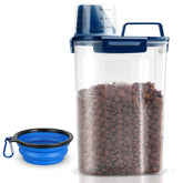 TIOVERY upgraded dog food container with airtight seal keeps kibble fresh