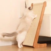 Tismucel sisal-scratcher-base offers stable beechwood support for indoor scratching.