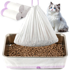 TIUUBT XL litter box liners fit 24-inch sifting boxes for cleaner pine litter cleanup