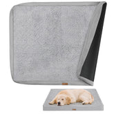 Tivray dog bed cover with waterproof liner protecting the mattress from spills