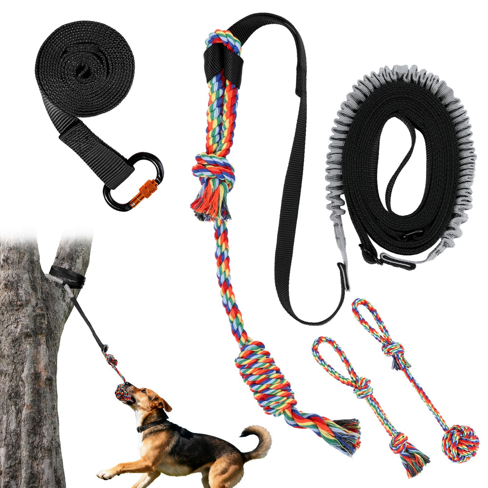 Tivray outdoor bungee tug toy overview for durable outdoor play.