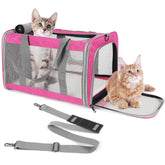 TIYOLAT pet carrier top ventilation for airflow and pet awareness