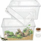Tlence 2 Pack Critter Keeper clear box for quick pet checks.