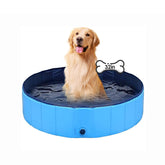 TMbsfatn foldable dog pool 32x8in for easy setup and portability.