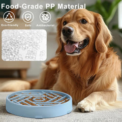 Tobyto slow feeder bowl showing anti-choking feature for mindful dining