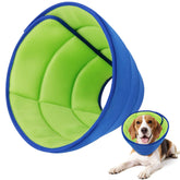 Tocora Upgrade Soft Dog Cone with reversible design protects wounds while dogs eat comfortably.