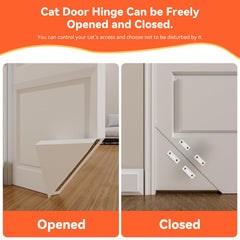 Tokacute cat door hinge cutting template guides precise, clean installation.