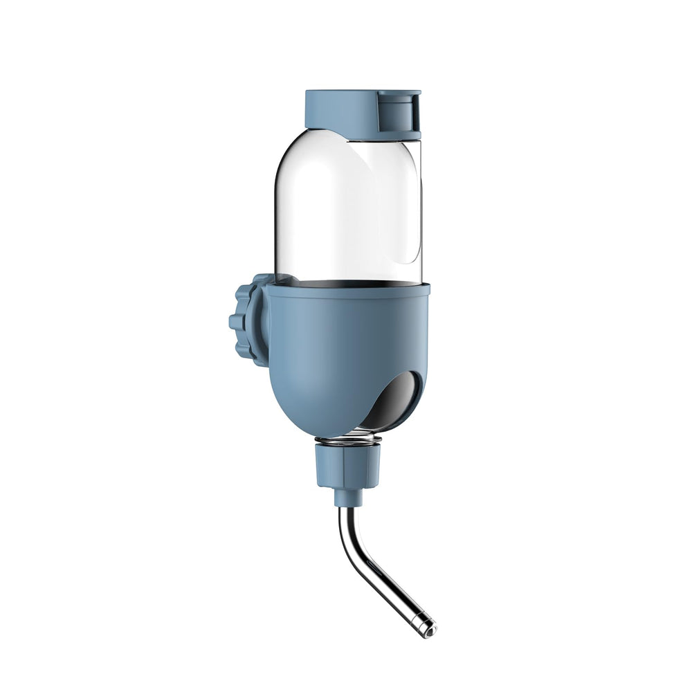 TOKAYIFE pet water bottle with 360Β° nozzle for versatile cage use.