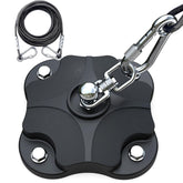 TOMBABY 360-degree swivel tie-out stake for tangle-free outdoor time